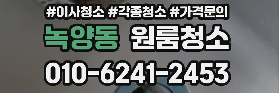 녹양동 이사청소