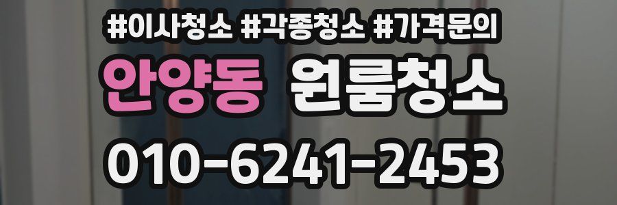 안양동 이사청소