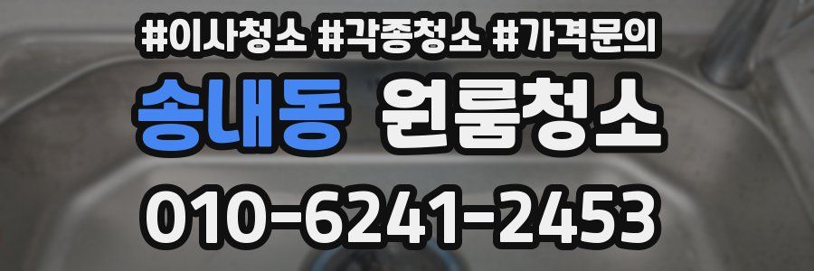 송내동 이사청소