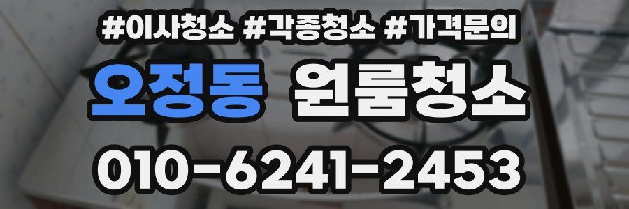 오정동 이사청소
