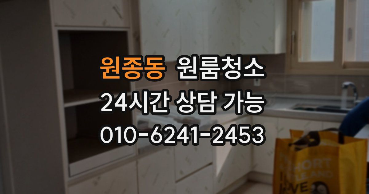 원종동 입주청소