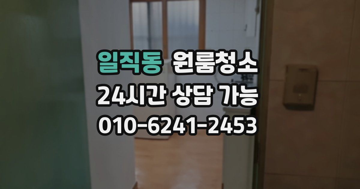 일직동 입주청소