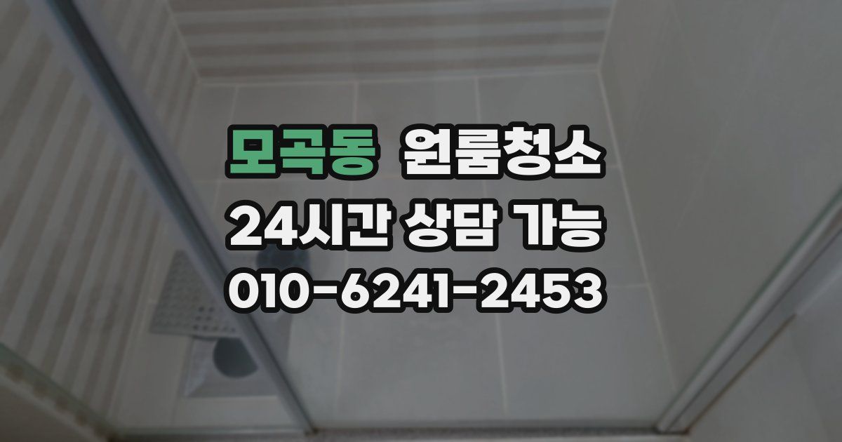 모곡동 입주청소