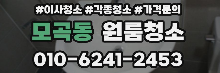 모곡동 이사청소