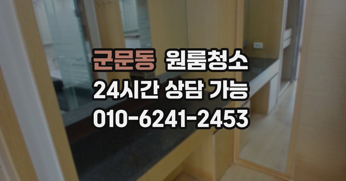 군문동 입주청소