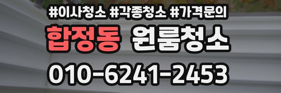 합정동 이사청소