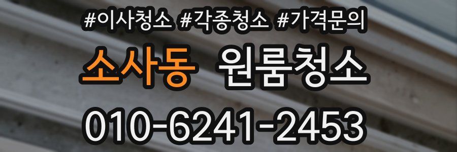 소사동 이사청소