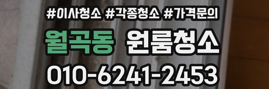 월곡동 이사청소