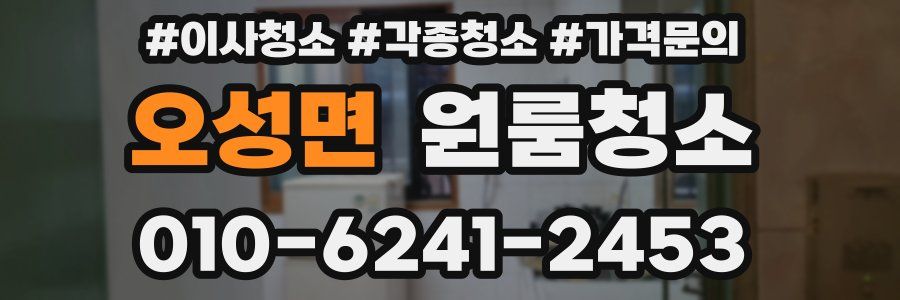 오성면 이사청소