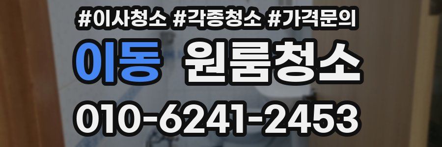 이동 이사청소