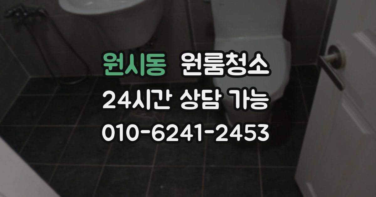 원시동 입주청소