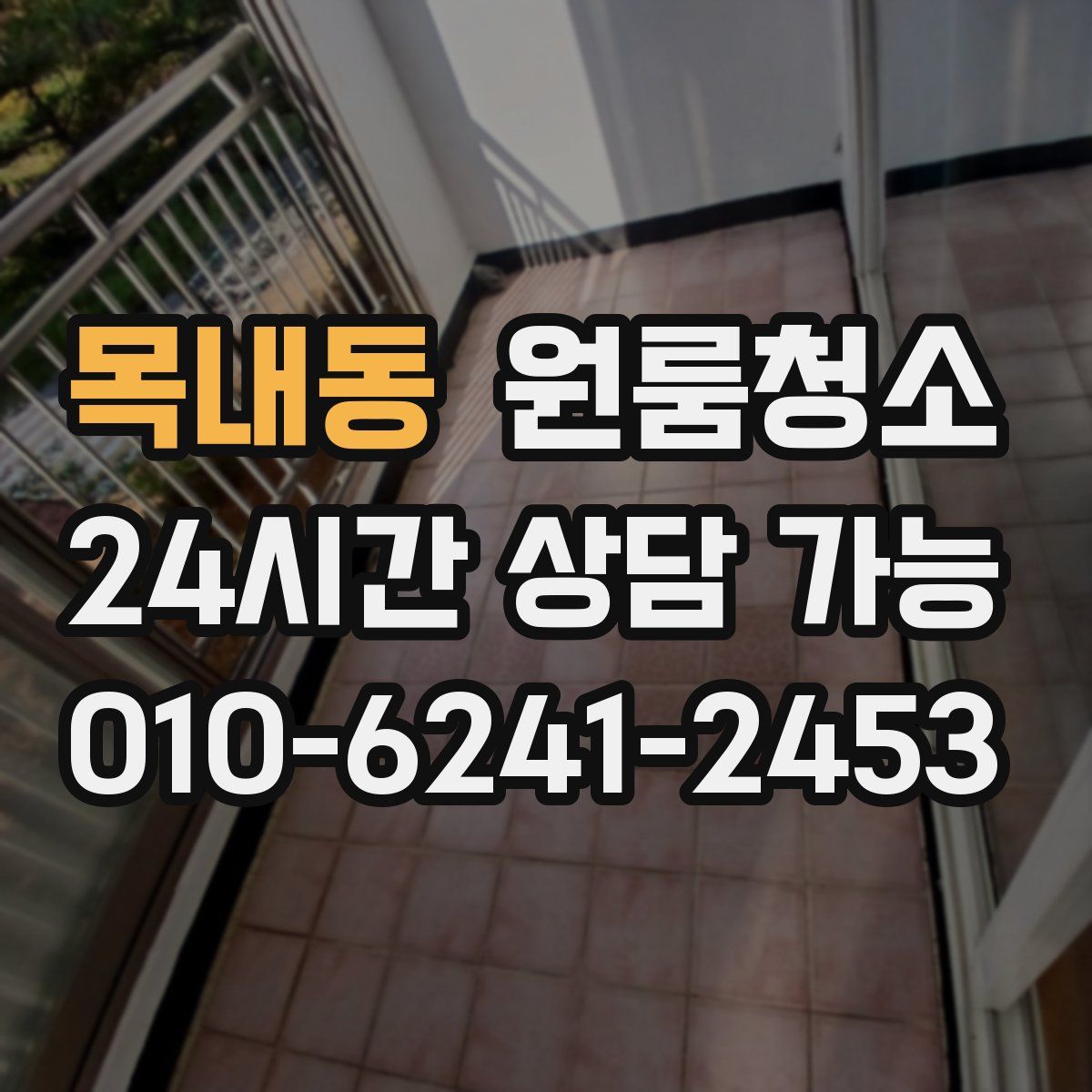 목내동 원룸청소