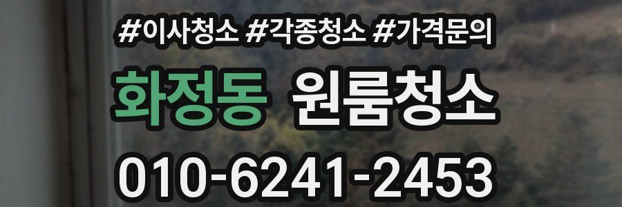 화정동 이사청소