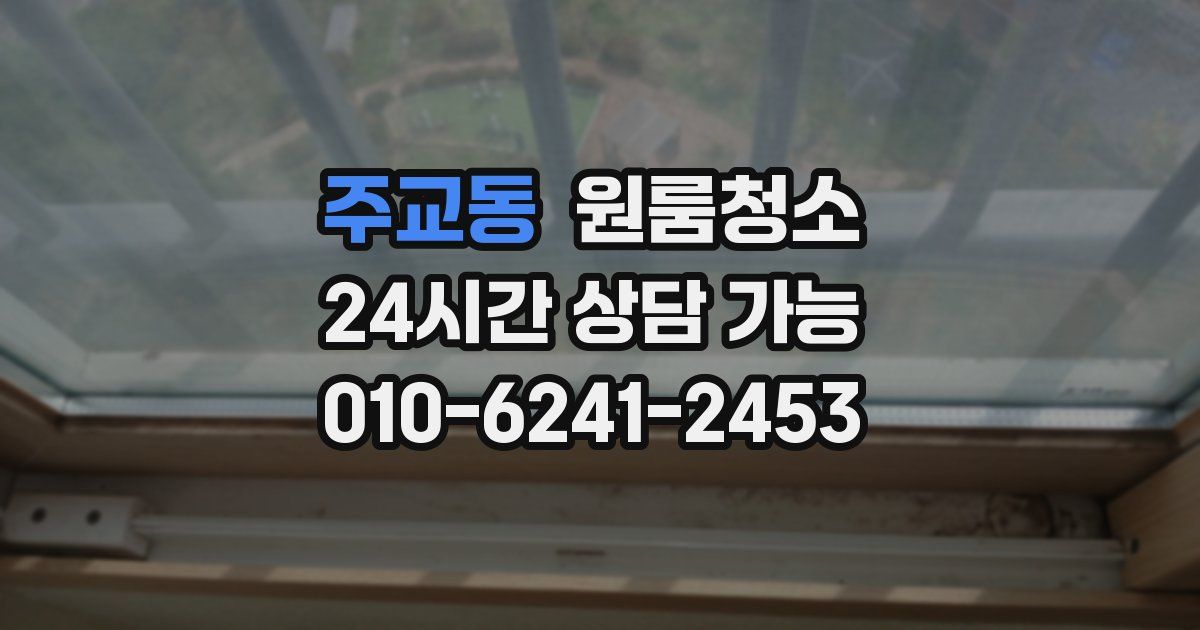 주교동 입주청소