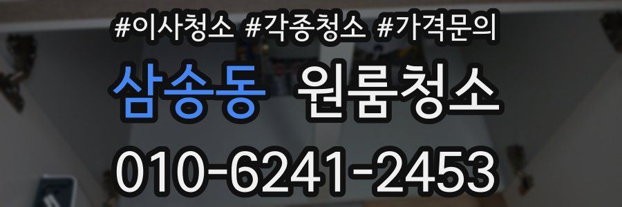 삼송동 이사청소