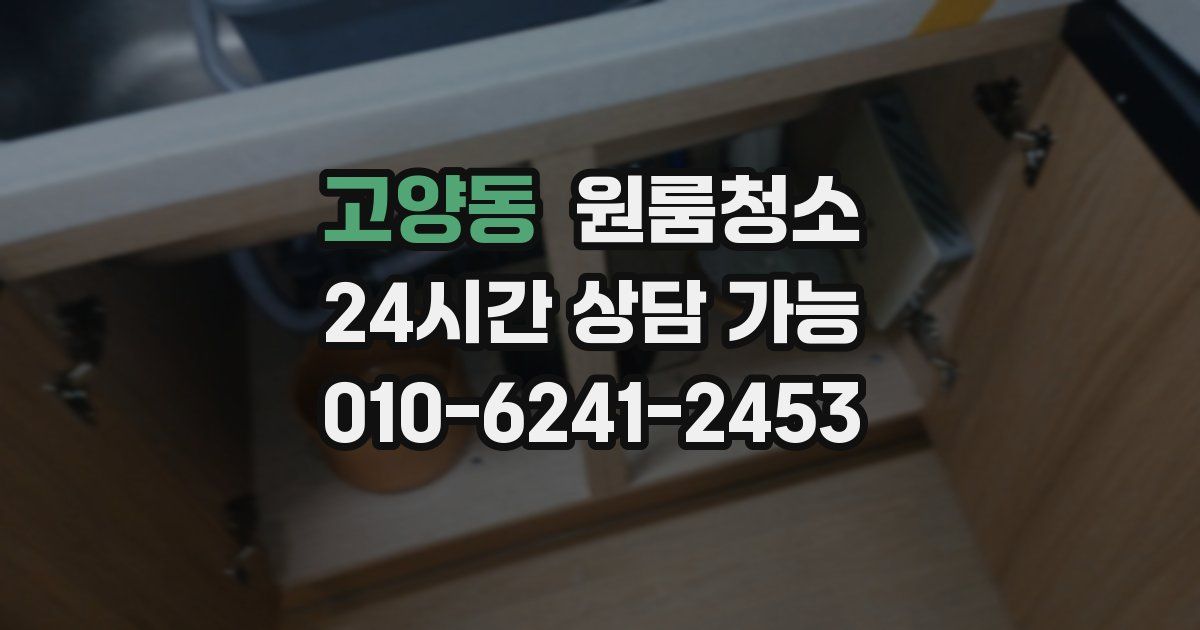 고양동 입주청소
