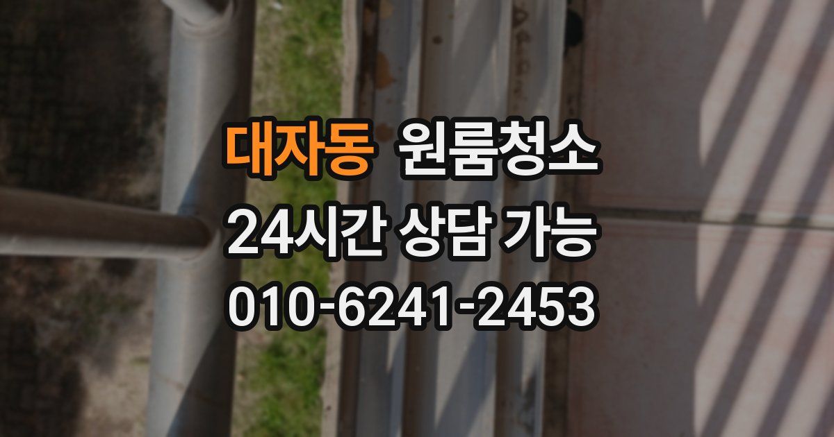 대자동 입주청소