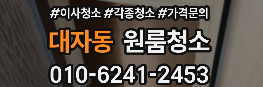 대자동 이사청소