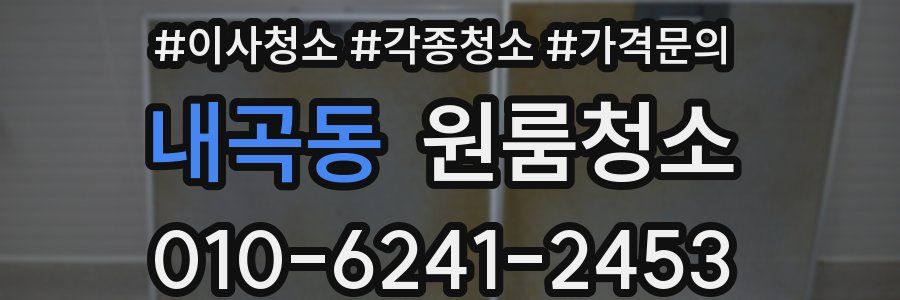 내곡동 이사청소