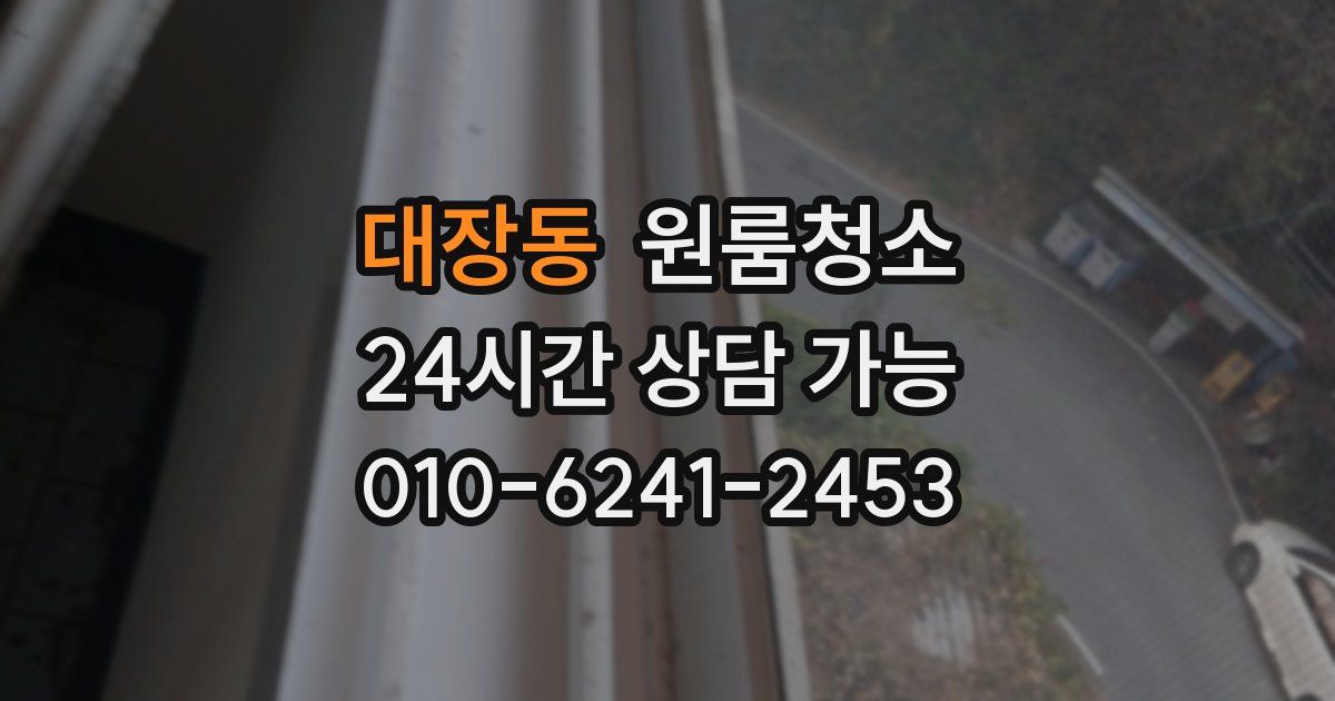 대장동 입주청소