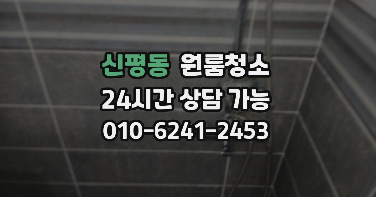 신평동 입주청소