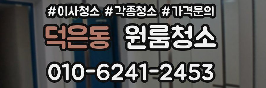 덕은동 이사청소