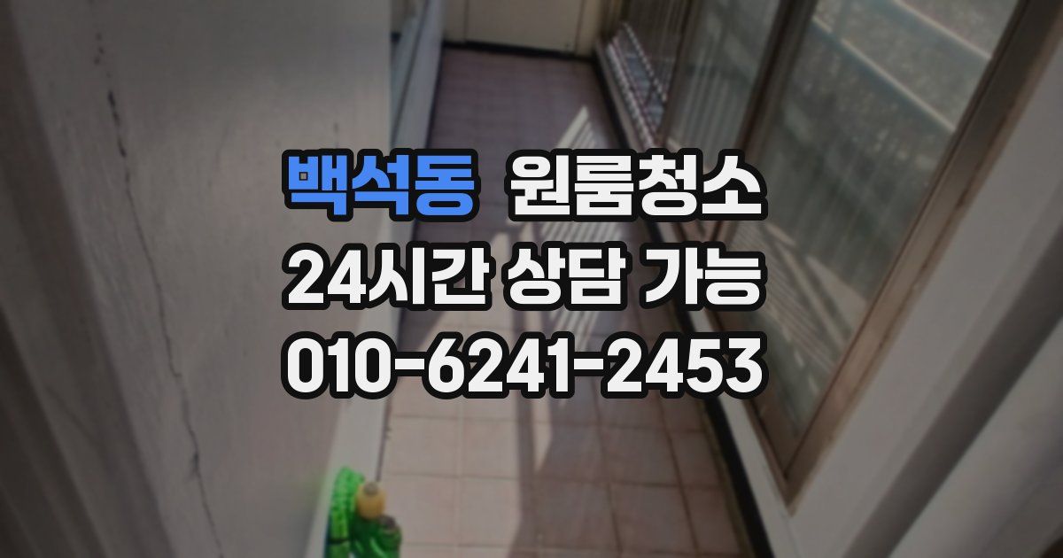 백석동 입주청소