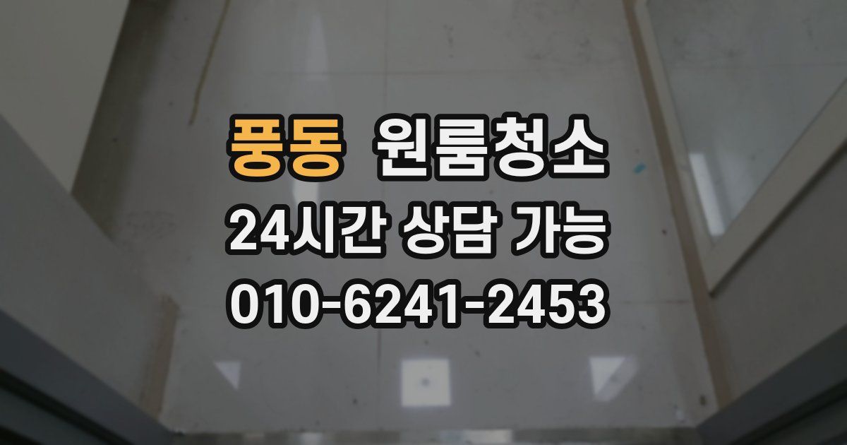 풍동 입주청소