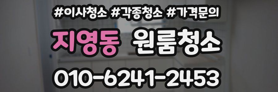 지영동 이사청소