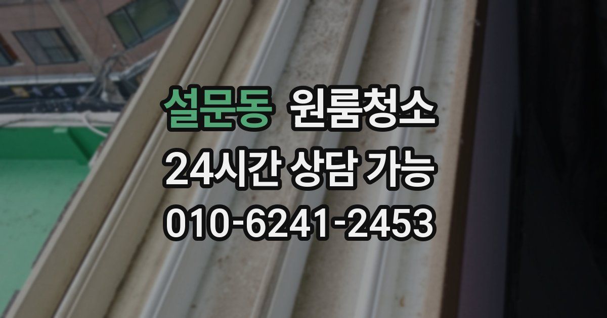 설문동 입주청소