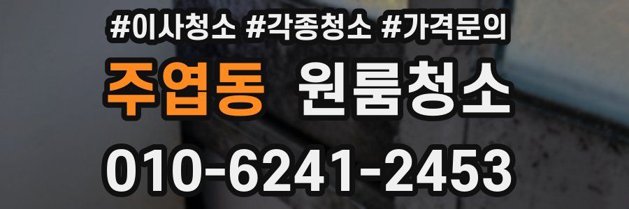 주엽동 이사청소