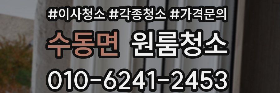 수동면 이사청소