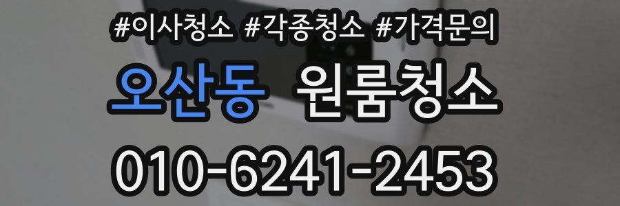 오산동 이사청소