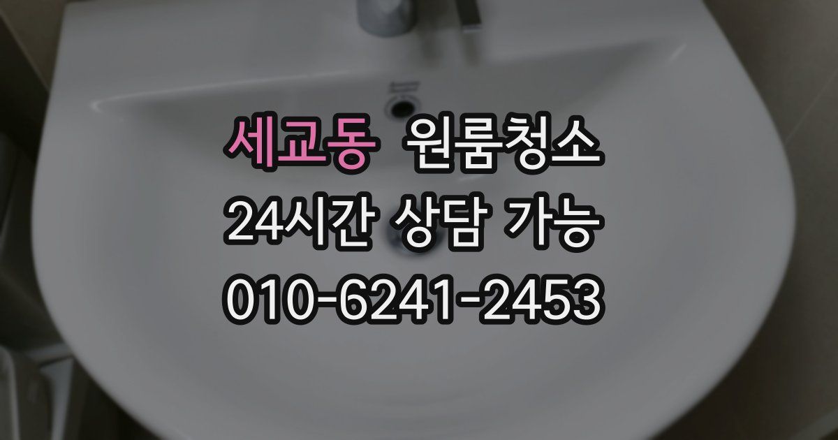 세교동 입주청소