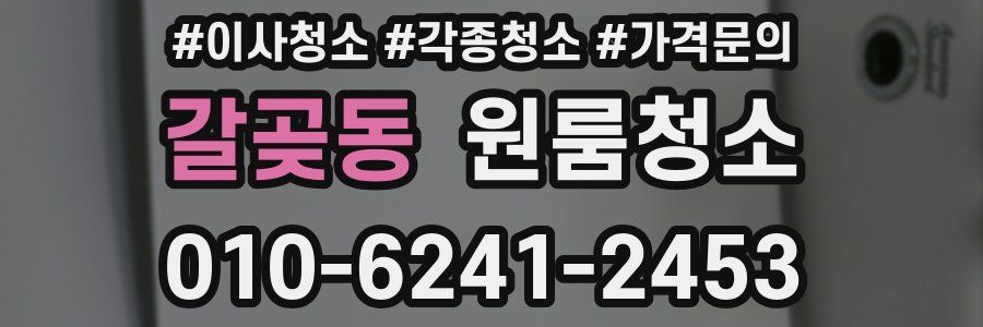 갈곶동 이사청소