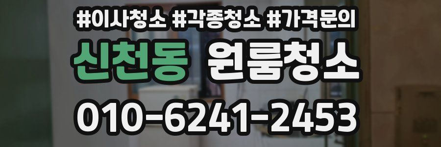 신천동 이사청소