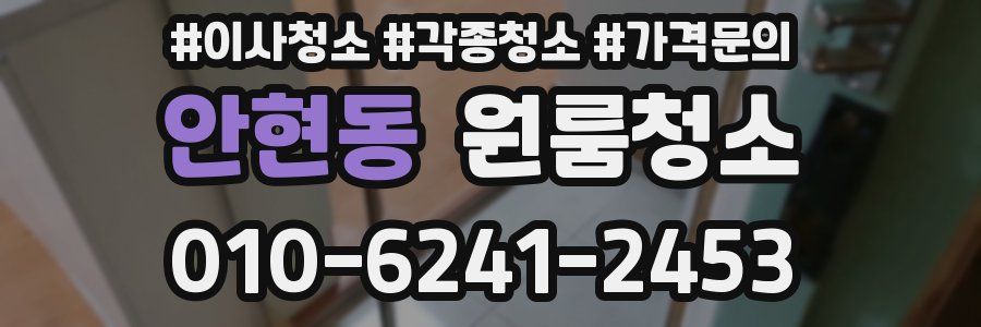 안현동 이사청소