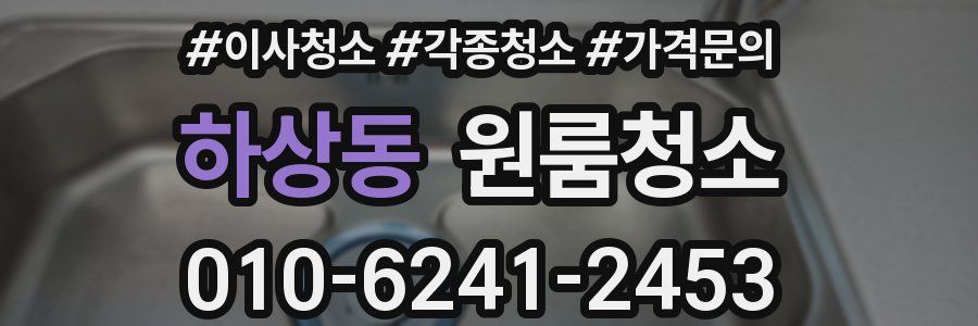 하상동 이사청소