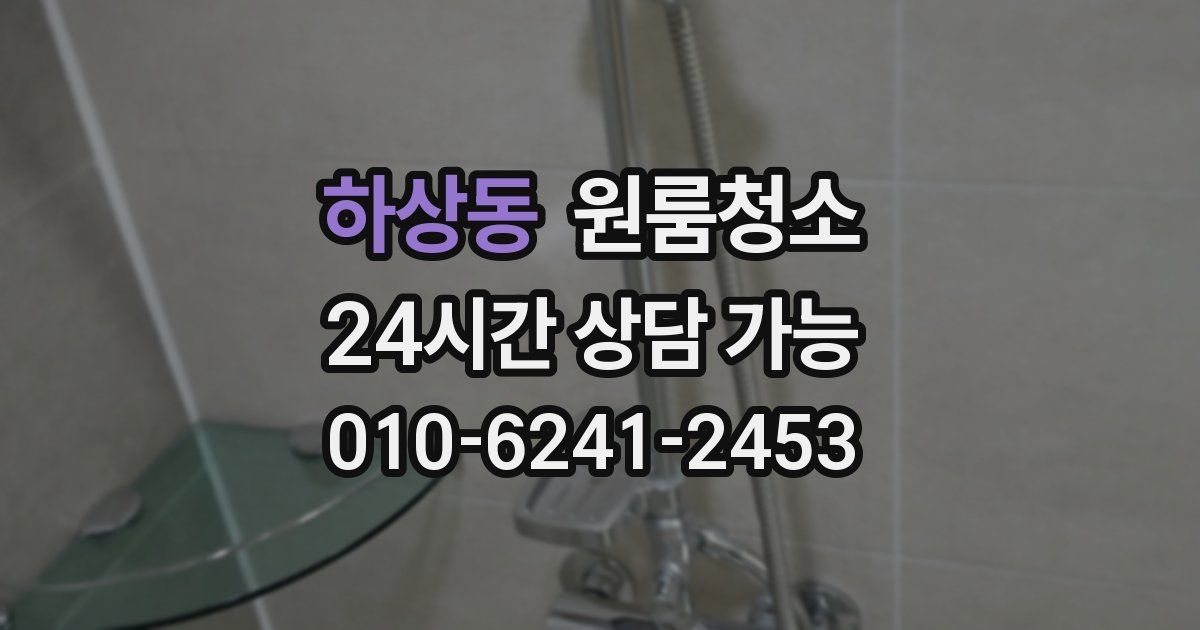 하상동 입주청소