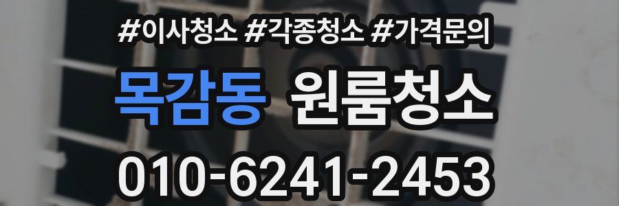 목감동 이사청소
