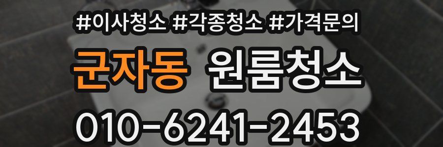 군자동 이사청소