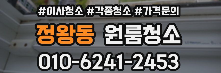정왕동 이사청소