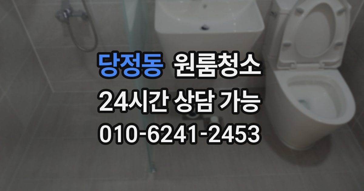 당정동 입주청소