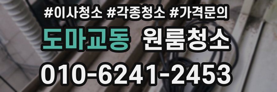 도마교동 이사청소