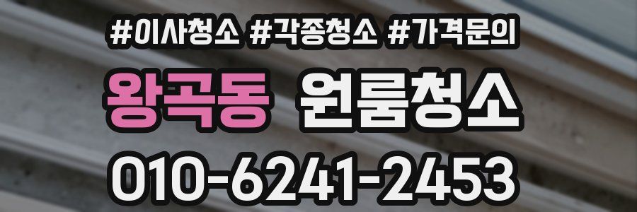 왕곡동 이사청소