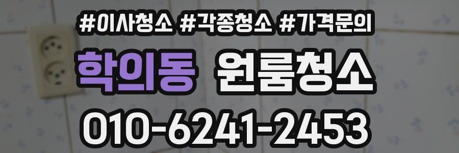 학의동 이사청소