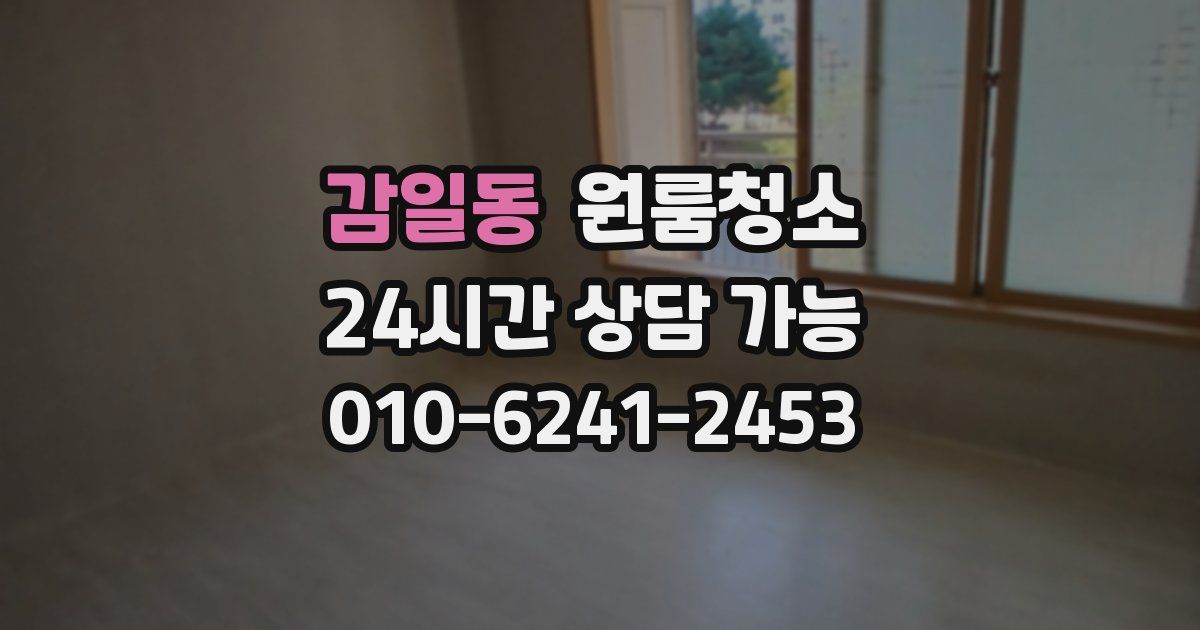 감일동 입주청소