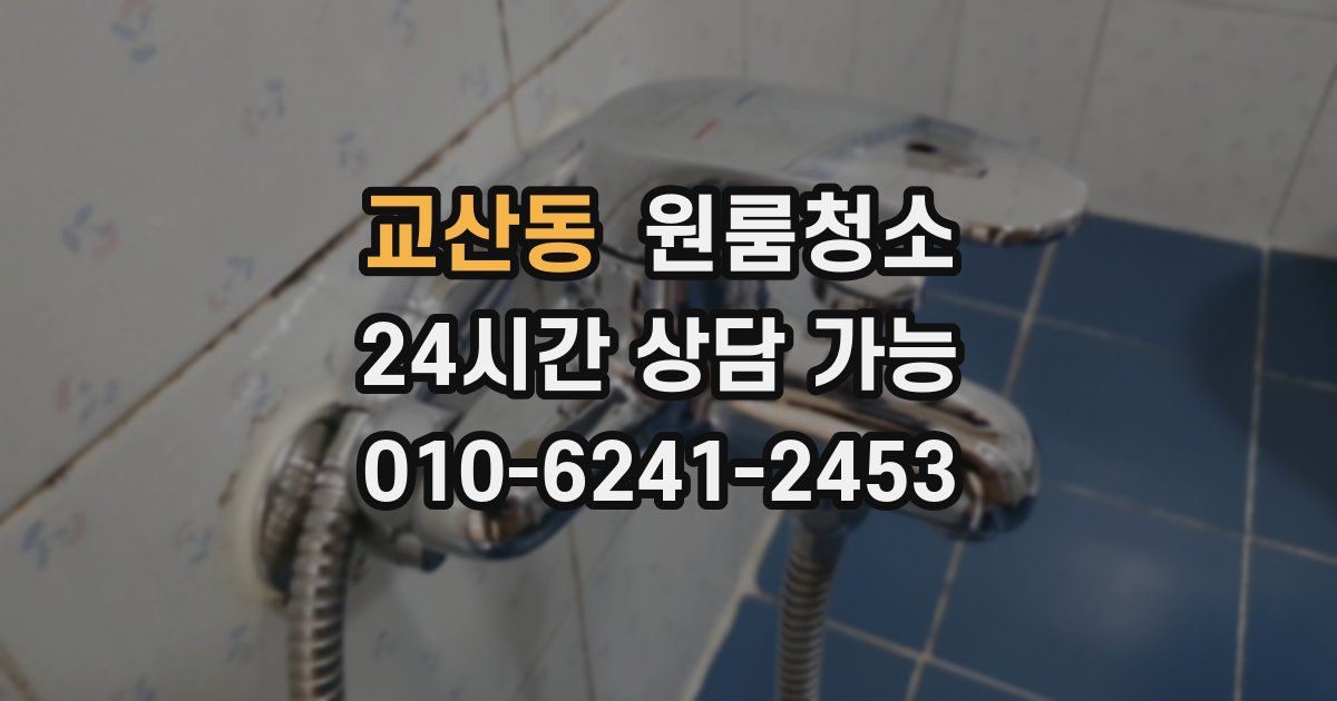 교산동 입주청소