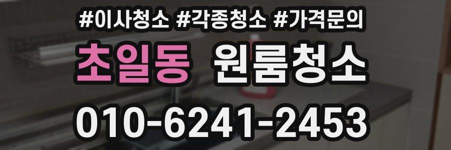 초일동 이사청소