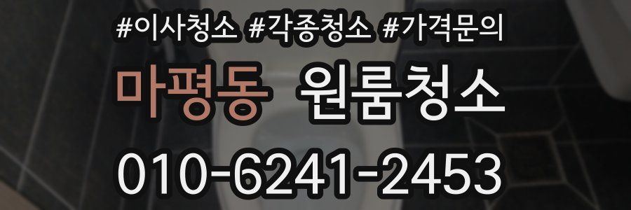 마평동 이사청소